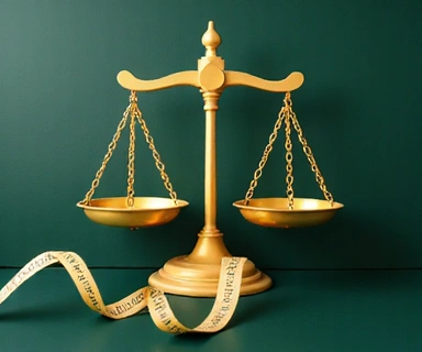 Illustrazione di un nastro metrico e bilancia stilizzati che rappresentano la gestione del peso