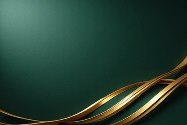 Sfondo pulito e minimalista con linee dorate e verdi, rappresentante il pacchetto premium